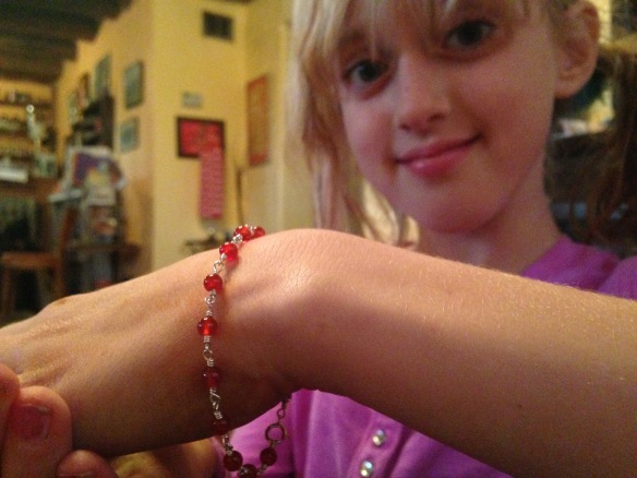 jila's carnelian bracelet